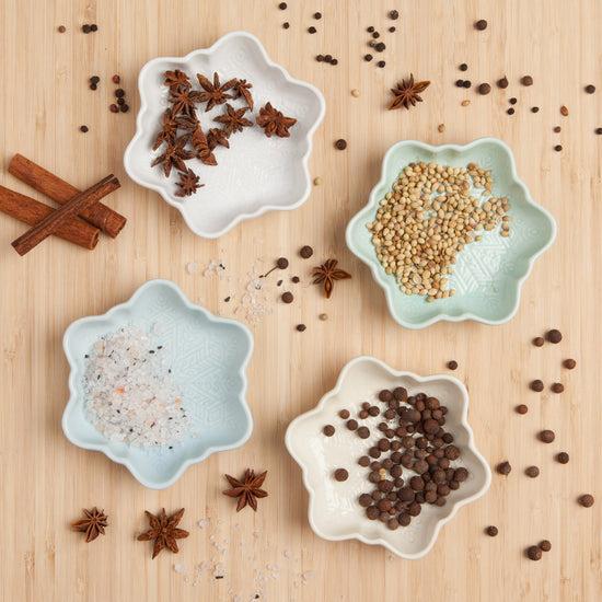 Now Designs Snowflakes Dipping Dish Set Of 4