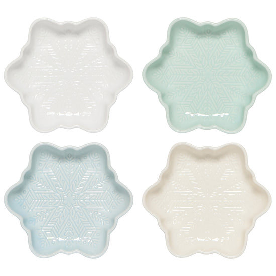 now designs Snowflakes Dipping Dish Set of 4