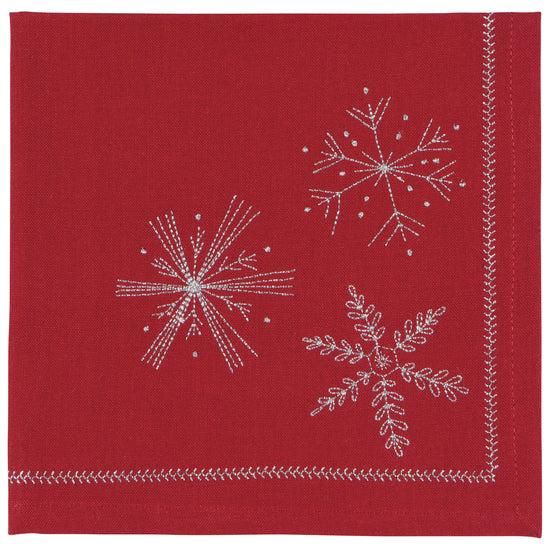 Now Designs Snowflakes Printed Napkins Set Of 4