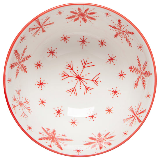Now Designs Snowflakes Stamped Bowl 4 Inch