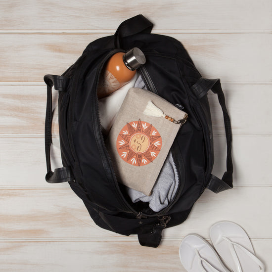Now Designs Soleil Linen Cosmetic Bag Small