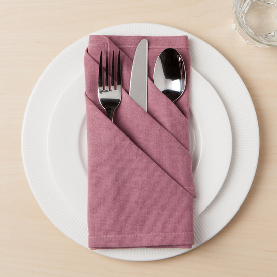 Now Designs Spectrum Cotton Napkins Mauve Set Of 4
