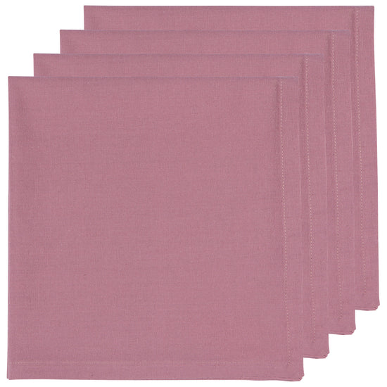 now designs Spectrum Cotton Napkins Mauve Set of 4