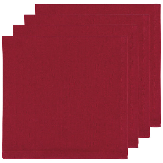 now designs Spectrum Napkin Carmine Red Set of 4