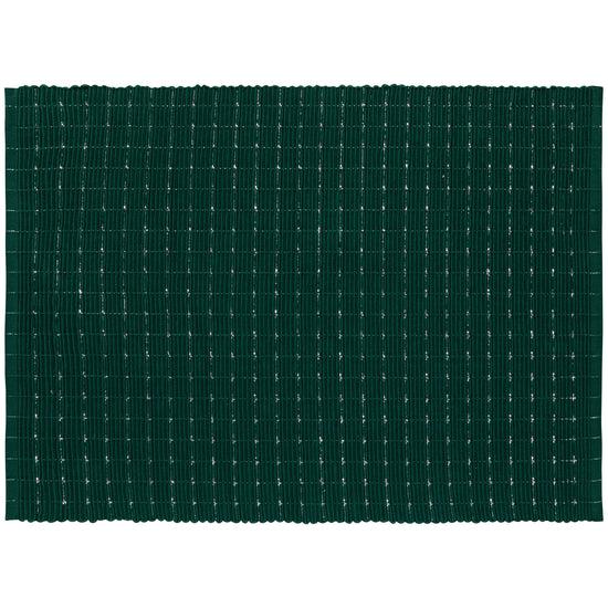 now designs Spruce Silver Cotton Rib Placemat