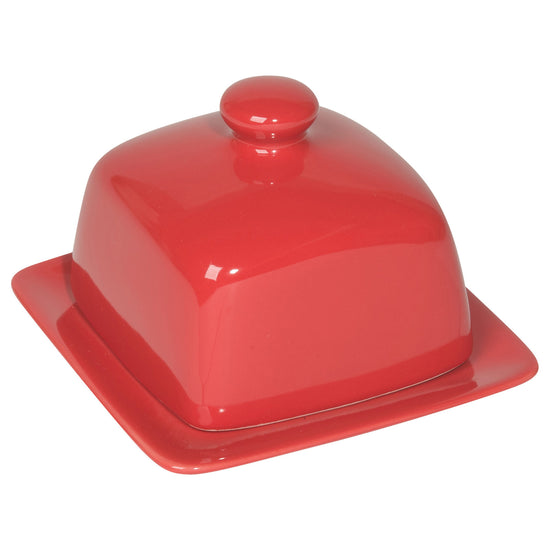 now designs Square Butter Dish Red