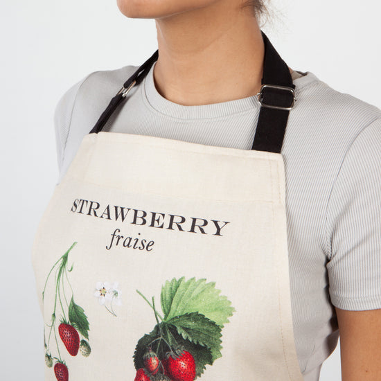 Now Designs Strawberries Vintage Fine Print Apron