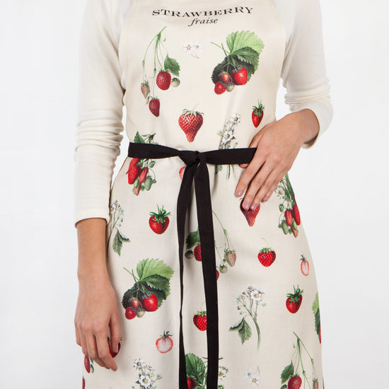 Now Designs Strawberries Vintage Fine Print Apron