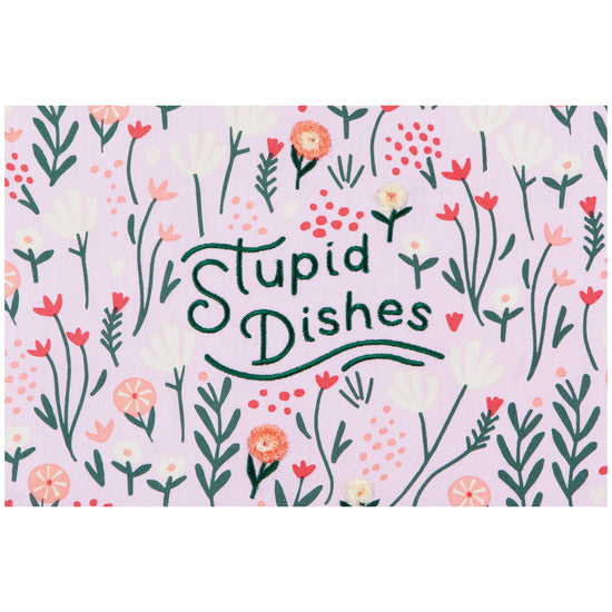 Now Designs Stupid Dishes Dishtowel