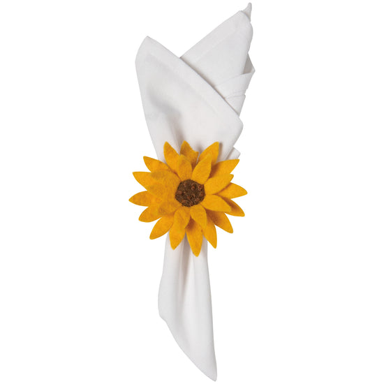 Now Designs Sunflower Splendor Felt Napkin Ring