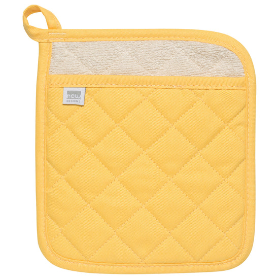 now designs Superior Potholder Lemon Yellow