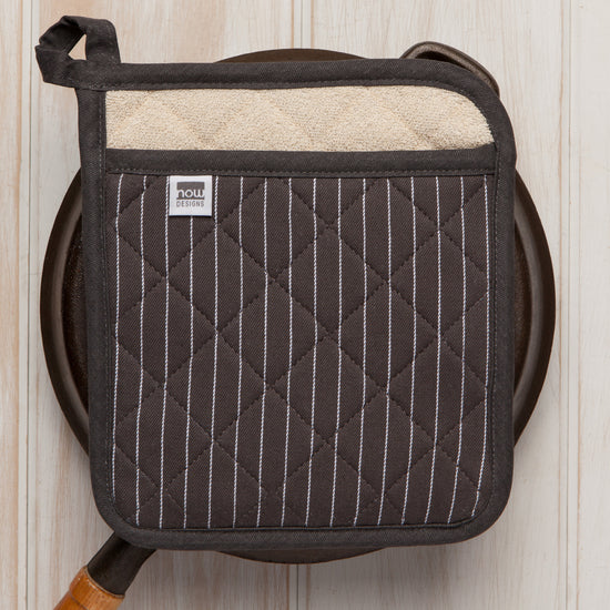 Now Designs Superior Potholder Pinstripe Granite