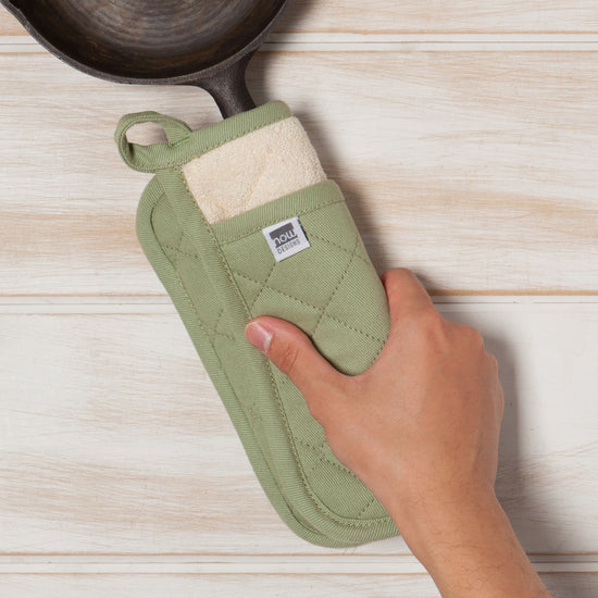 Now Designs Superior Potholder Sage Green