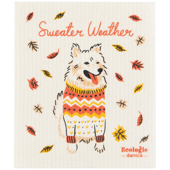 now designs Sweater Weather Swedish Dishcloth