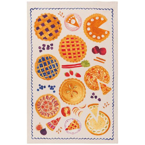 now designs Sweet as Pie Printed Cotton Dishtowel
