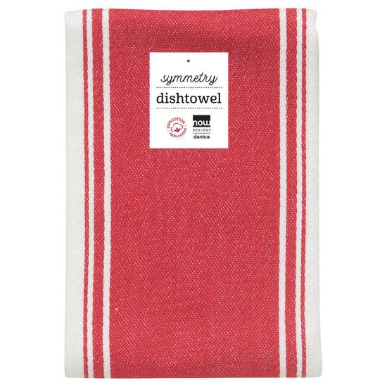 Now Designs Symmetry Dishtowel Red Set Of 2