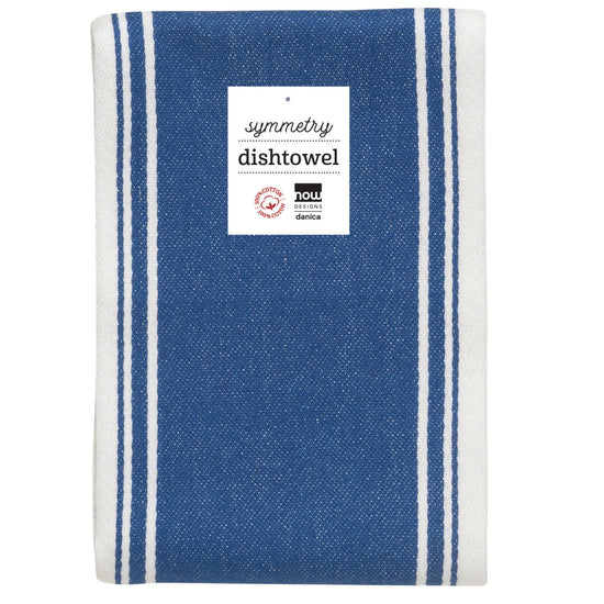 Now Designs Symmetry Dishtowel Royal BlueSet Of 2