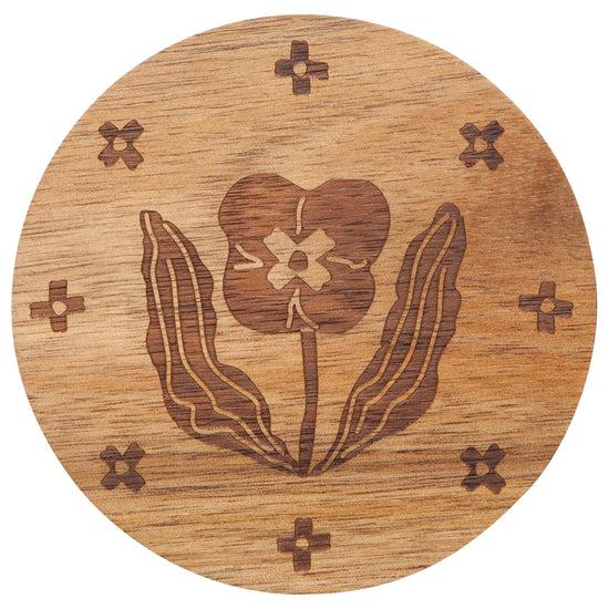 Now Designs Teppi Engraved Coasters Set Of 4