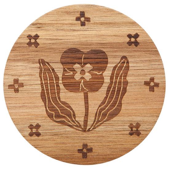 Now Designs Teppi Engraved Coasters Set Of 4