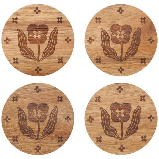 now designs Teppi Engraved Coasters Set of 4