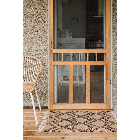 Now Designs Tetra Leather Chindi Rug 2 X 3 Ft