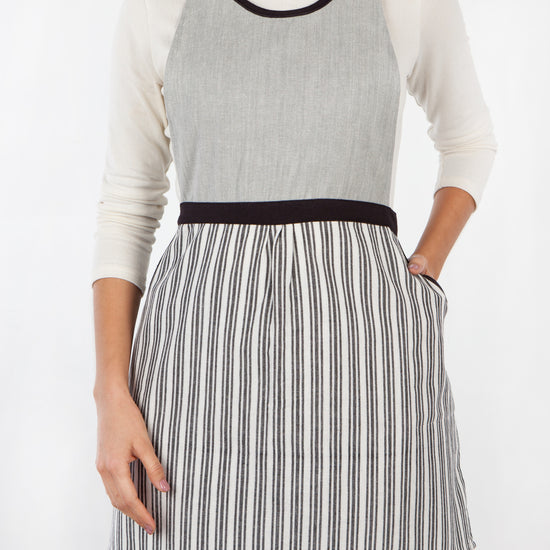 Now Designs Ticking Stripe Petite Apron