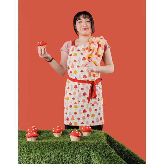 Now Designs Toadstool Apron & Dishtowel Set