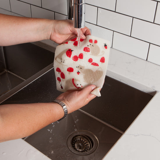 Now Designs Toadstool Time Swedish Sponge Cloth