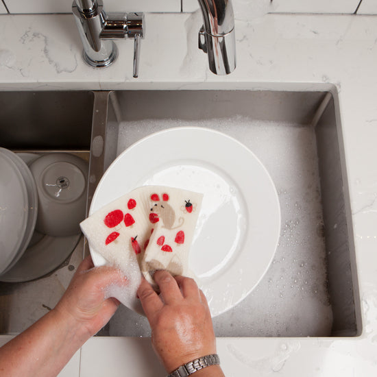 Now Designs Toadstool Time Swedish Sponge Cloth