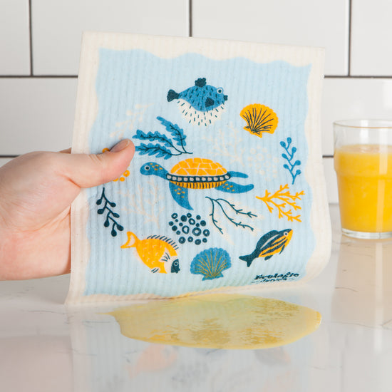 Now Designs Under The Sea Swedish Sponge Cloth