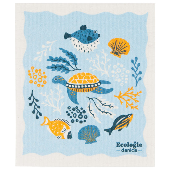 now designs Under the Sea Swedish Sponge Cloth