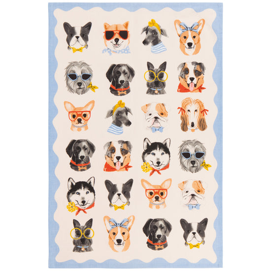 now designs Uptown Dogs Dishtowel