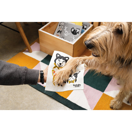 Now Designs Uptown Dogs Swedish Dishcloth