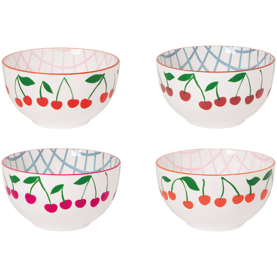 now designs Very Cherry Bowls Set of 4 Assorted
