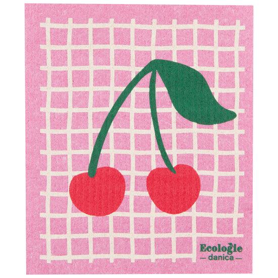 now designs Very Cherry Swedish Dishcloth