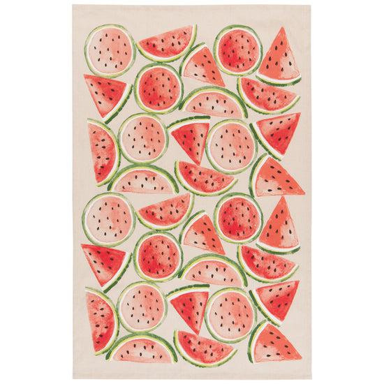 now designs Watermelon Printed Cotton Dishtowel
