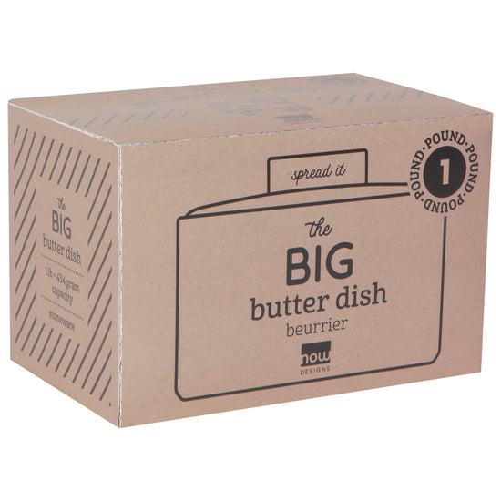 Now Designs White 1 Lb Butter Dish