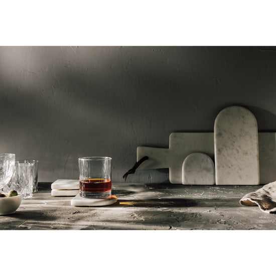 Now Designs White Marble Arch Serving Board