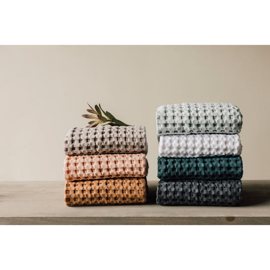 Now Designs White Organic Cotton Waffle Hand Towel
