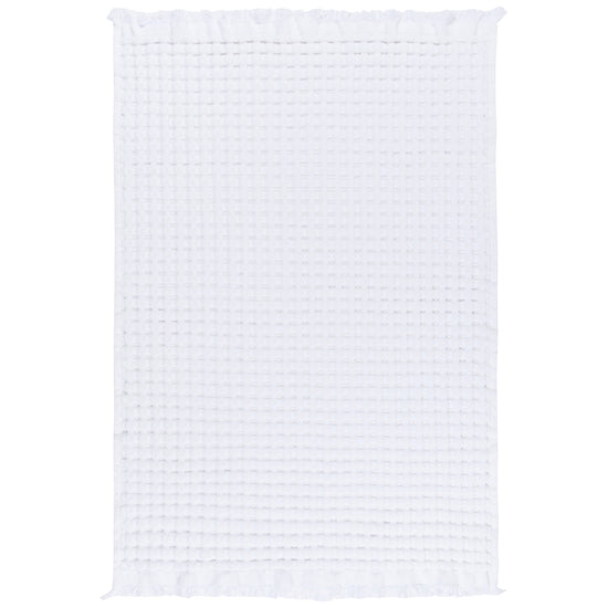 now designs White Organic Cotton Waffle Hand Towel