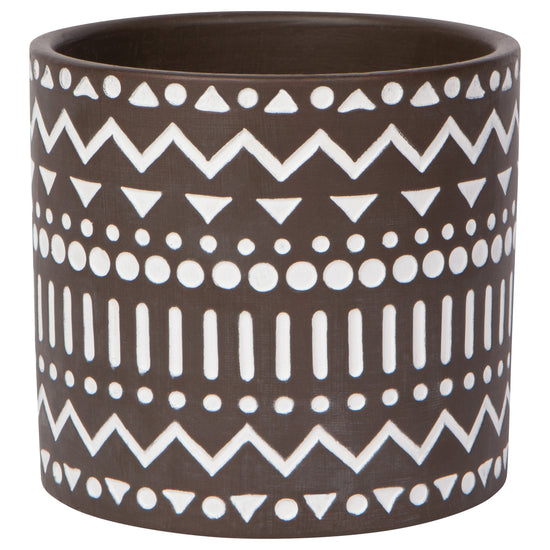 now designs White SparkBrown Pot Plant Wrg Pet