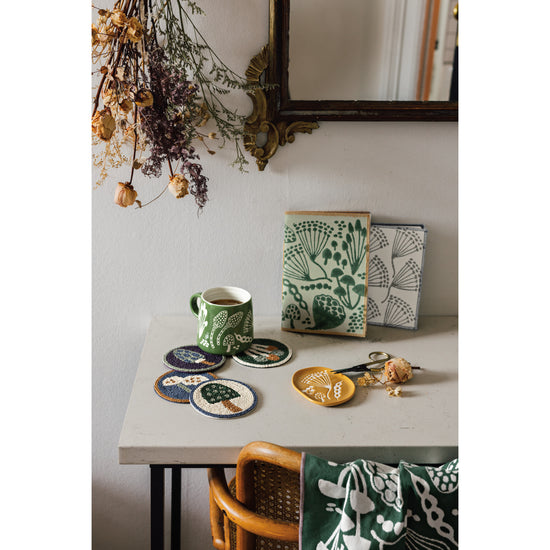 Now Designs Wildgrove Beaded Coasters Set Of 4