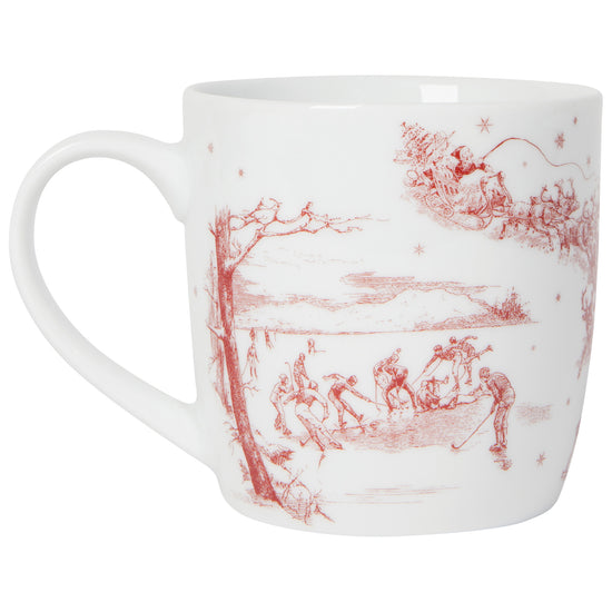 Now Designs Winter Toile Porcelain Mug