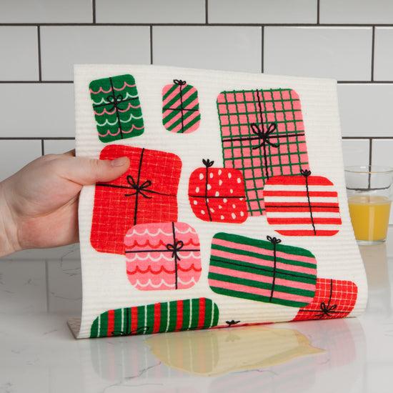 Now Designs Winter Wheels Swedish Sponge Towel