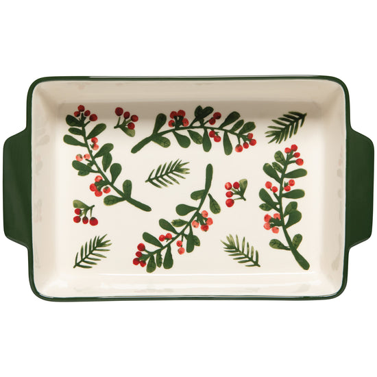 Now Designs Winterberry Christmas Baking Dish