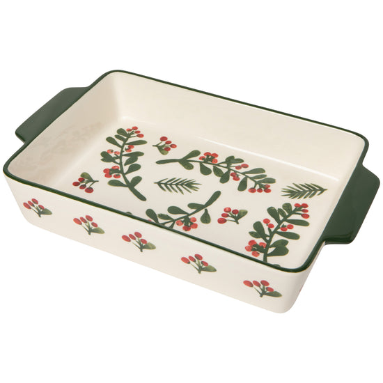 now designs Winterberry Christmas Baking Dish