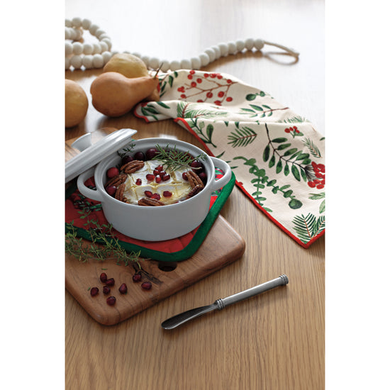 Now Designs Winterberry Printed Napkins Set Of 4