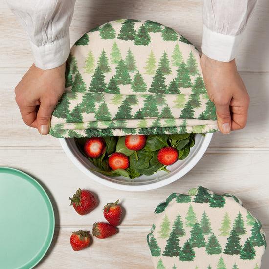 Now Designs Woods Save It Bowl Covers Set Of 2