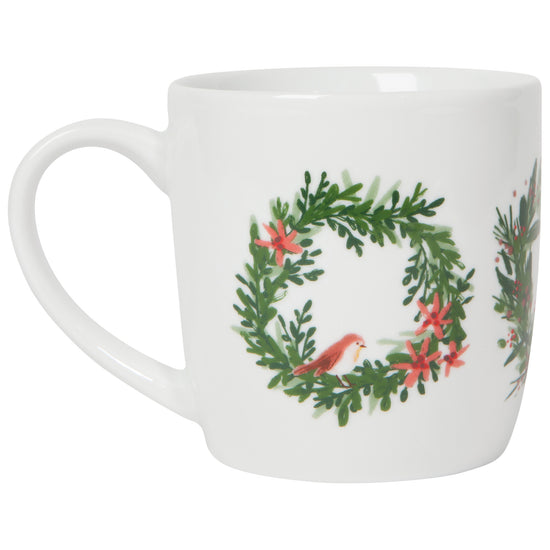 Now Designs Wreaths Porcelain Mug