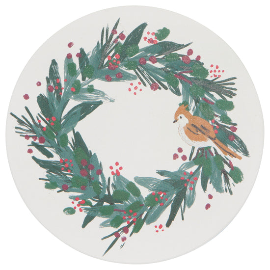 Now Designs Wreaths Soak Up Coasters Set Of 4